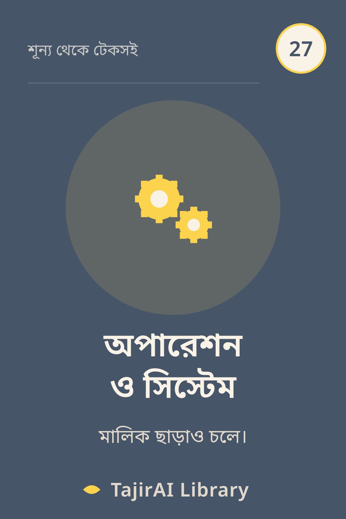 Cover of ২৭ - মসৃণ অপারেশন (Smooth Operations - Process & Inventory) | "শূন্য থেকে টেকসই ব্যবসা" সিরিজ